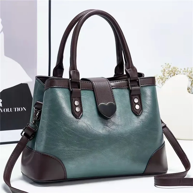 Large capacity messenger bag 2022 new trendy fashion PU leather big bag PU leather shoulder handbag