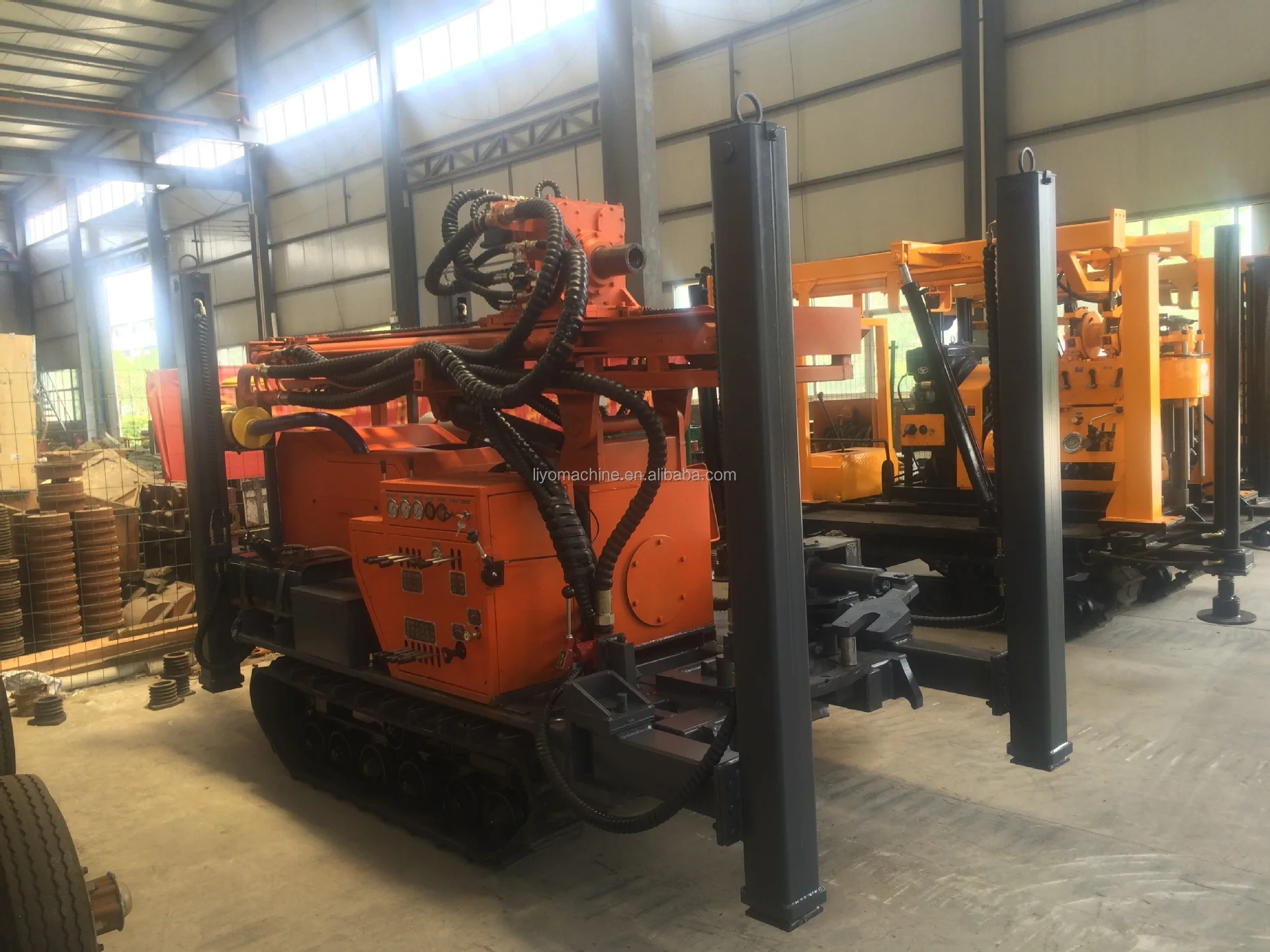 Water and Hammer dual use diamond core drilling rig QY200 dth water bore drilling rig machine for sale