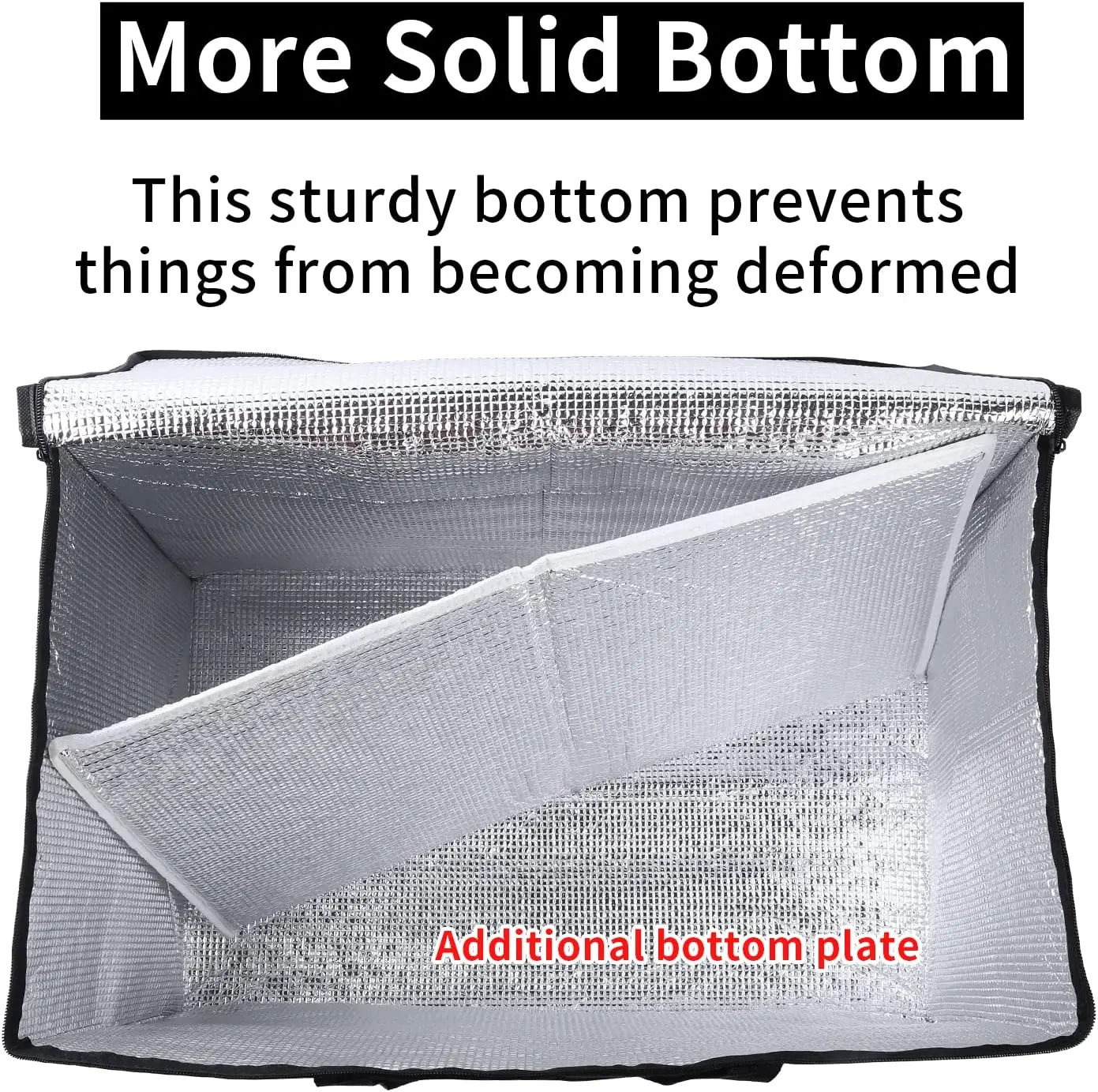 Foldable just eat eco friendly water resistant delivery bag chill alice ke thermo packaging lunch transparent bags for food