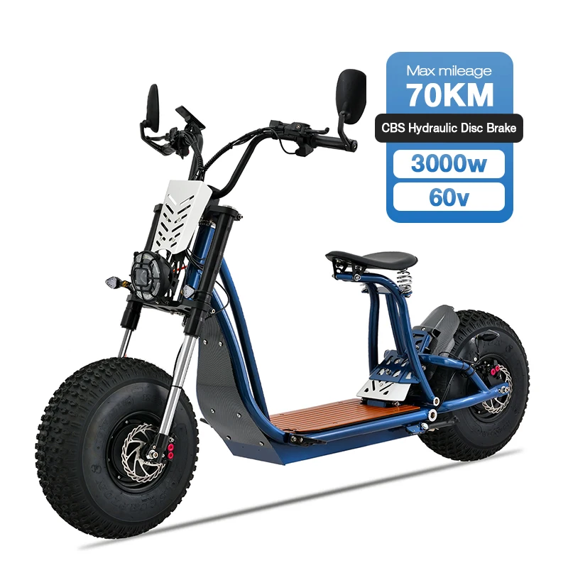 2024 Wholesale EEC Electric Scooters High Speed Motorbike 19 Inch 60V 26Ah Dual Motors Off Road Adult Smart Cruiser Motorcycle