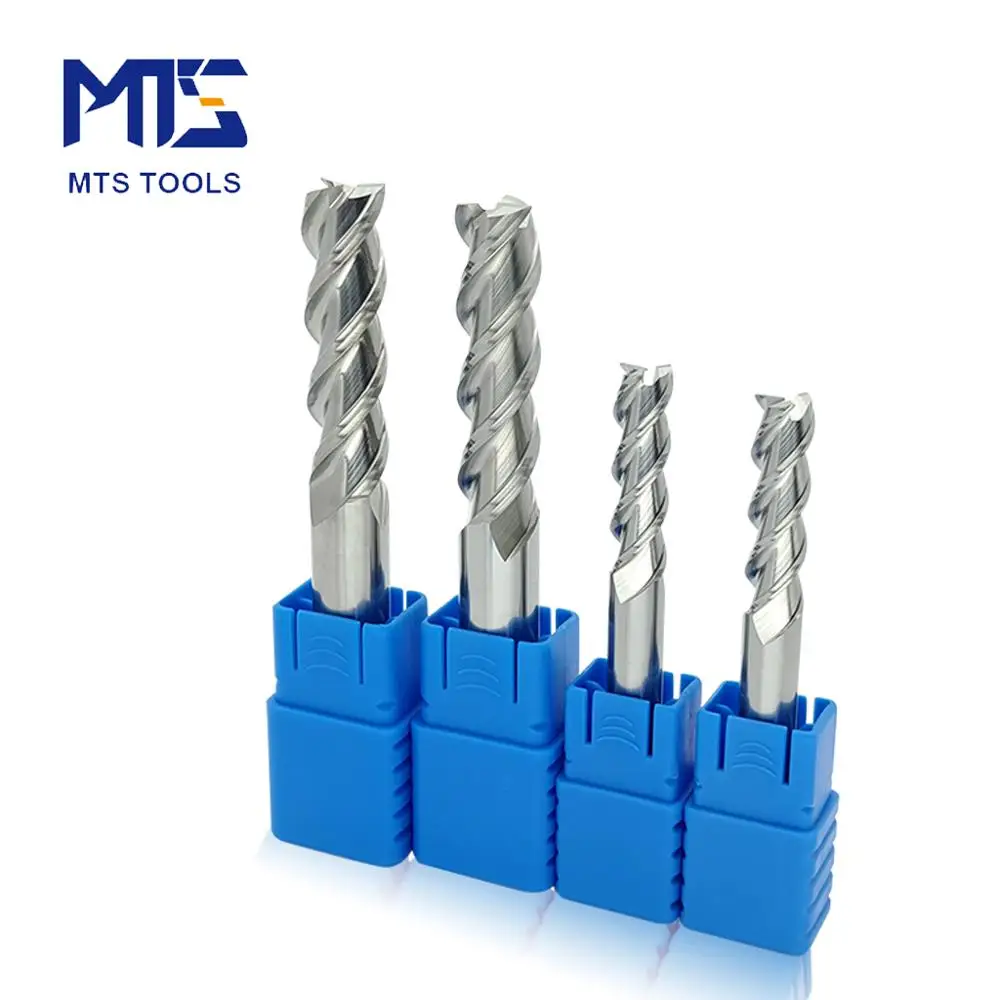 HRC45 solide carbide milling cutter for aluminum MTS china manufacturer