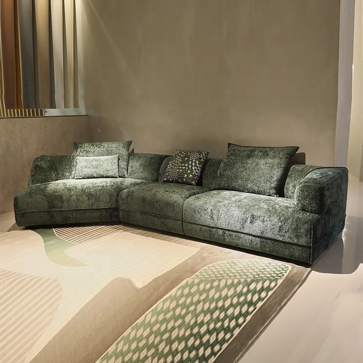 Hot Fashion High Resilience Sponge Nordic Modern Sofa Set Luxury Living Room Fabric Designs Furniture