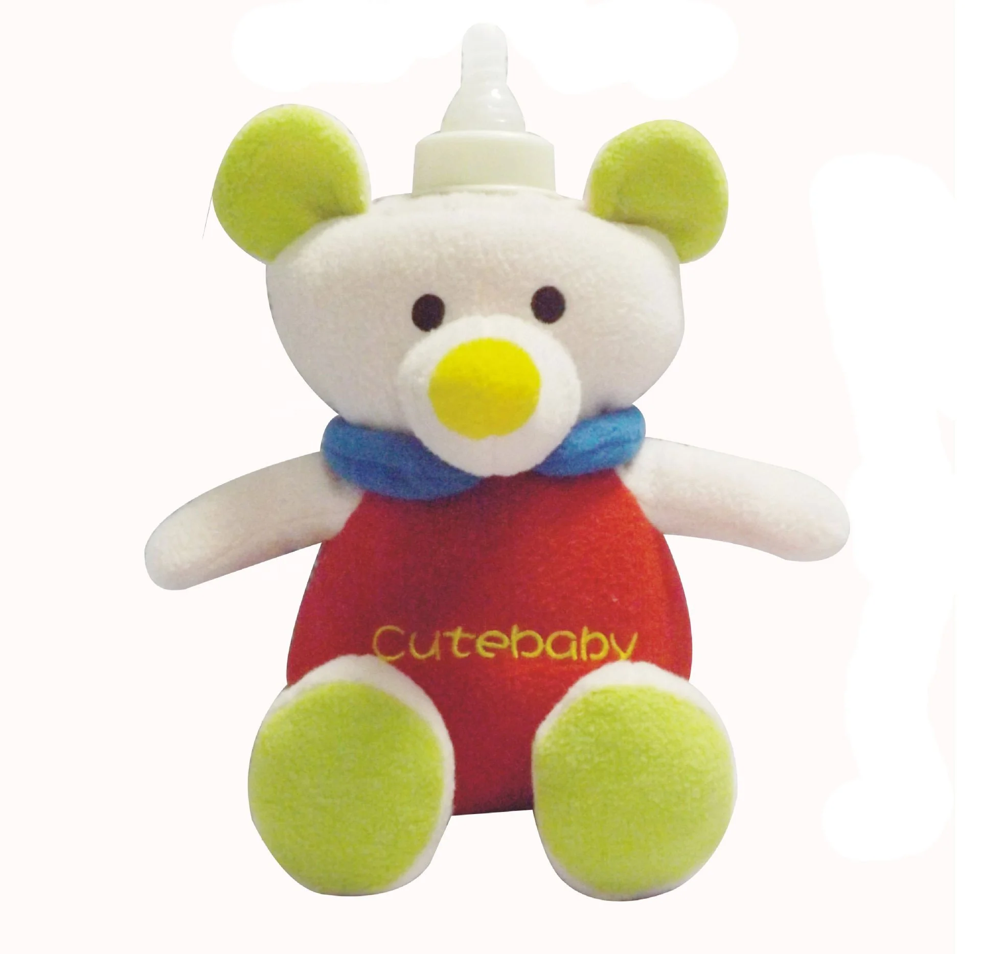 Custom Water Bottle Cover Plush Elephant Baby Feeding Bottle Warmer Bag