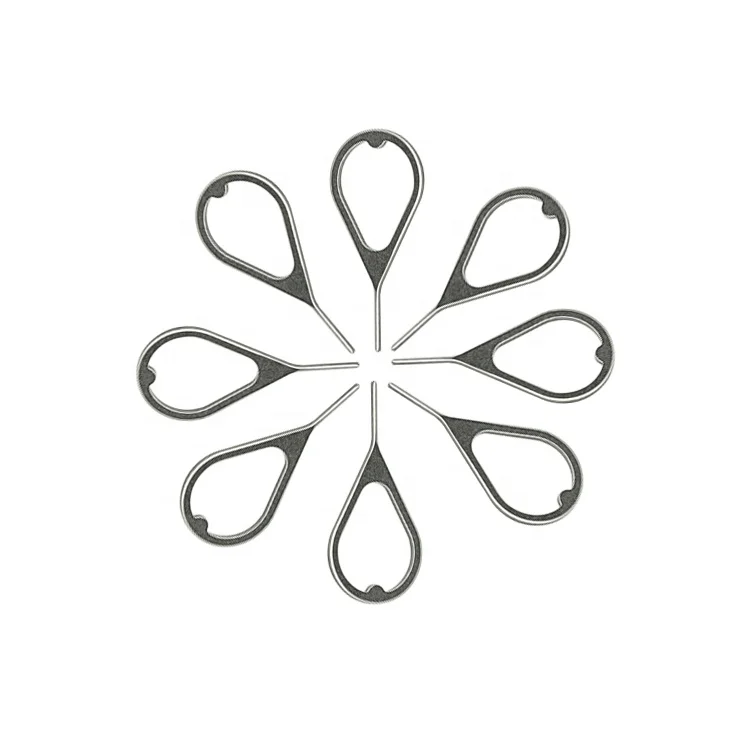 Customized Factory Stainless Steel SIM Card Tray Remover Ejector Tool Pin Key Needle Retrieve Card Pin
