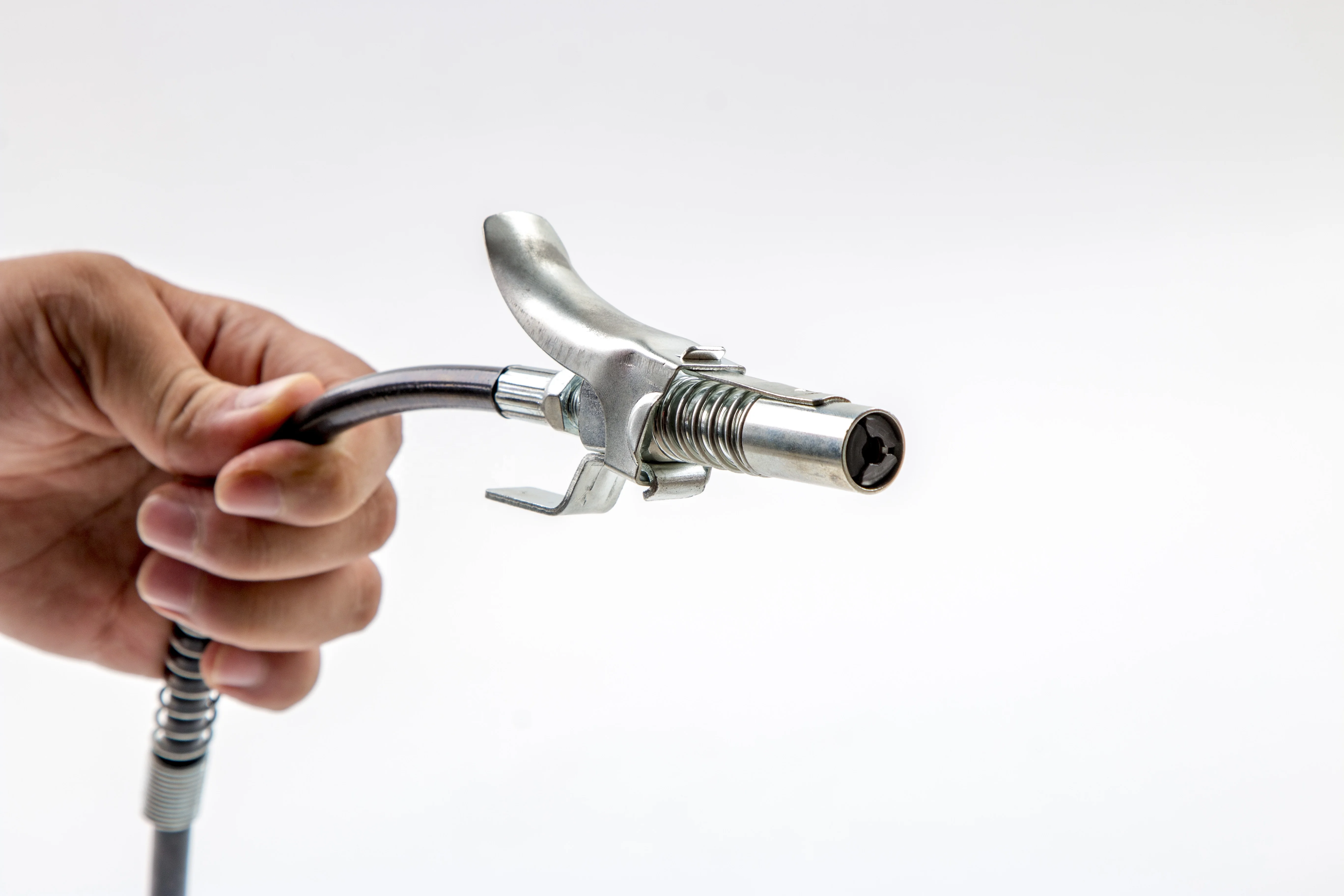 Grease gun nipple  quick release grease coupler 4 jaw grease gun nozzle