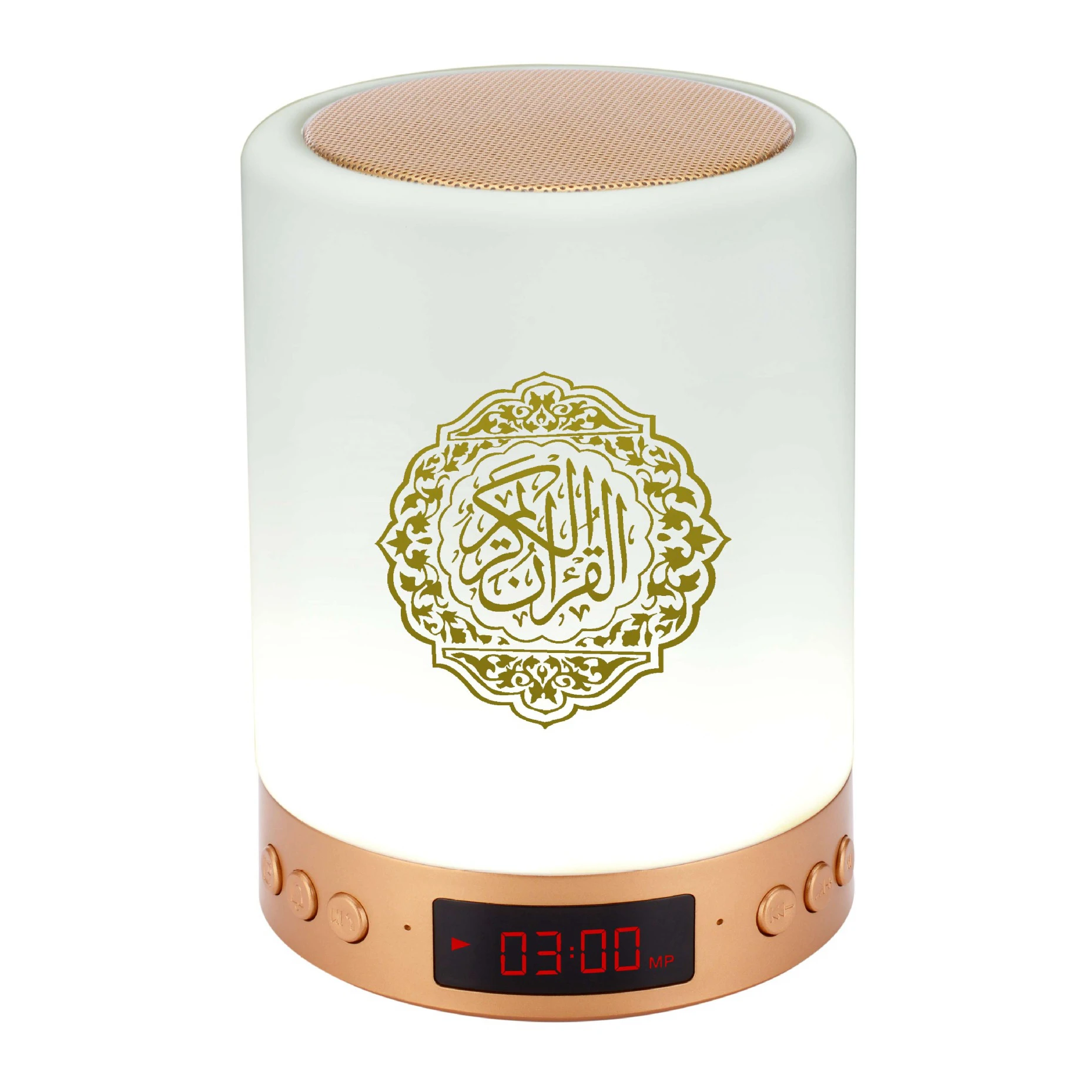 
Innoliance 2020 Azan 220v Portable Mini Muslim Colorful Night Audio Reciting Kit Led Touch Lamp Quran Speaker, With Bt 