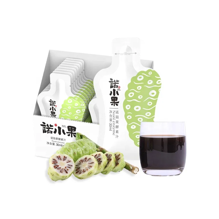 100% Purity enzyme drink ORGANIC noni fruit juice concentrate OEM logo  noni enzyme 30ml