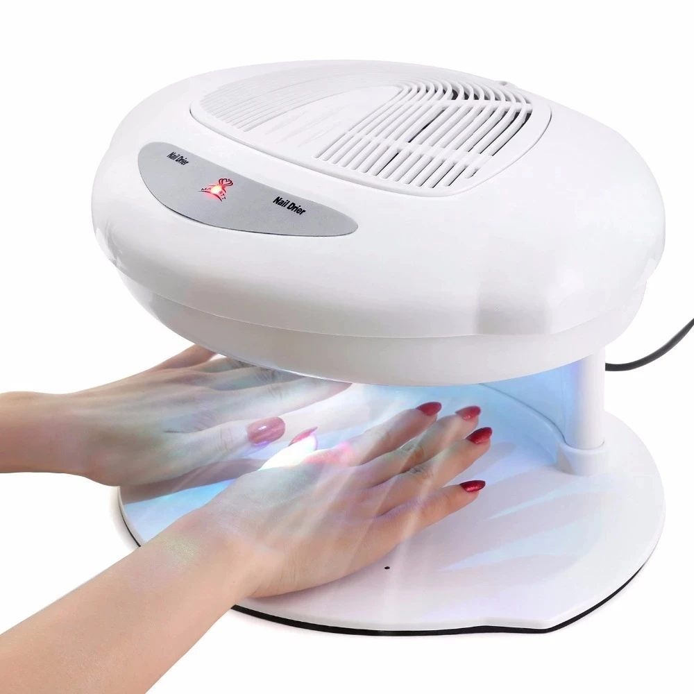 SUN4 Air Nail Dryer for Both Hands and Feet 400W Nail Fan Blow Dryer for Regular Nails Polish Automatic Sensor Warm Cool Yimart