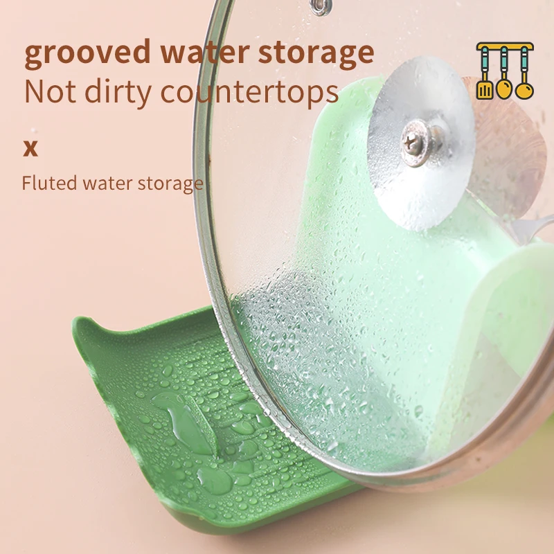 Sanga 2022 New Wholesale Pot Lid Utensil Holder Spoon Rest With Pot Lid Holder Kitchen