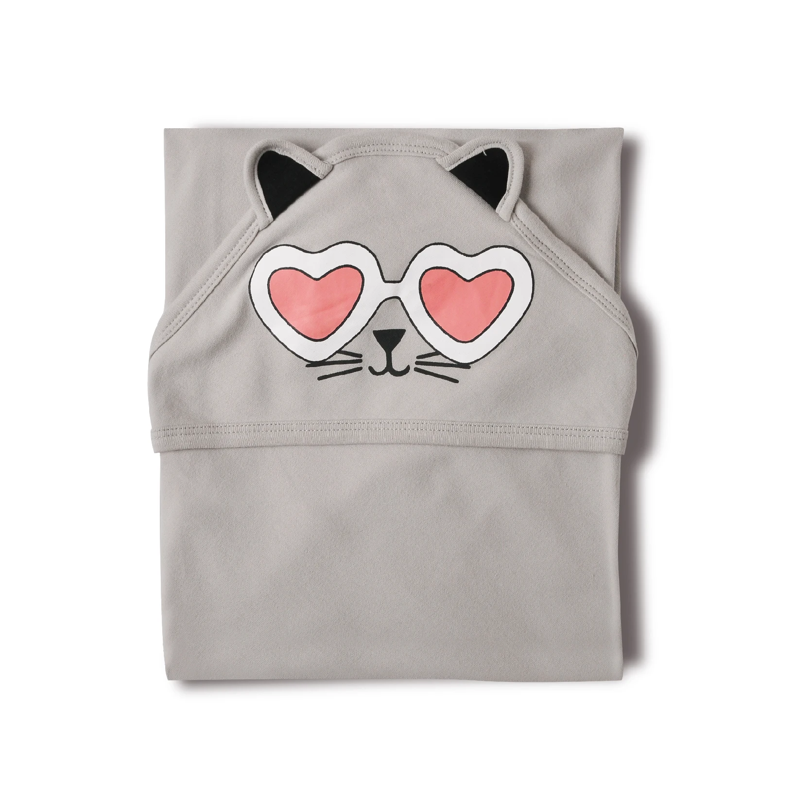 Baby Tiger Solid Plain Style Cotton Newborn Gift Blanket Set