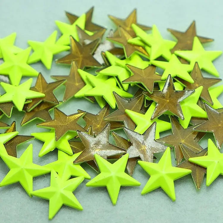 New Fashionable High Quality Iron On Five-pointed Starrhinestone Transfer For Clothing bodice applique sequin patches