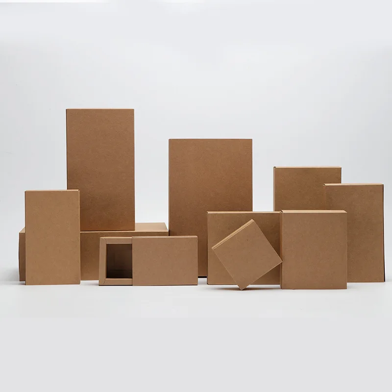 Custom Size Private Logo Empty Perfume Box Gift Recycled Kraft Paper Packaging Box