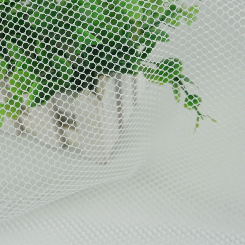 100% Polyester knitted stiff net fabric  fabric for luggage department