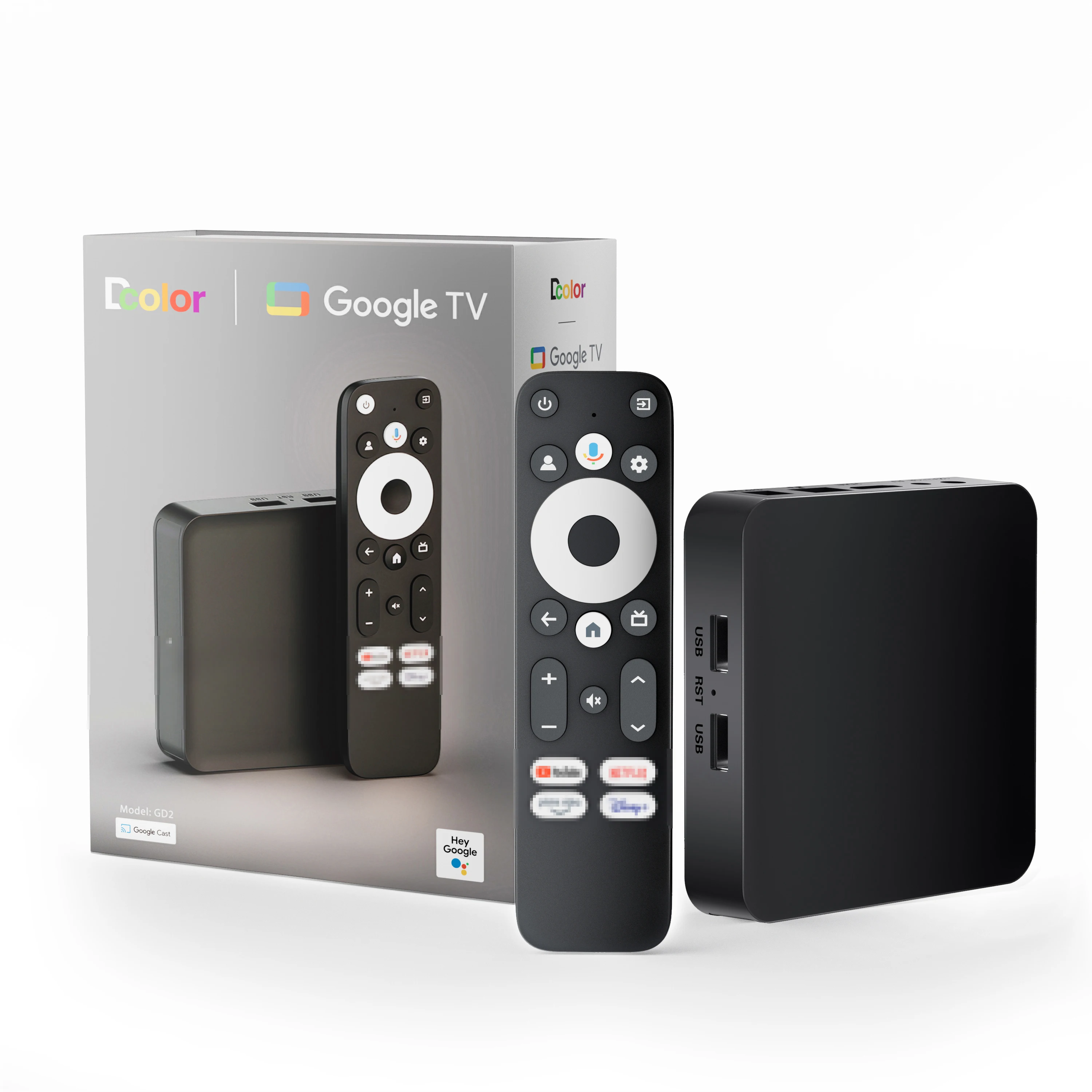 Hot sell Media Streaming Amlogic S905Y4 CPU 2GB 32GB GTV Upgraded Android 12 5G BT Dural Wifi Built-in Google Certified TV Box