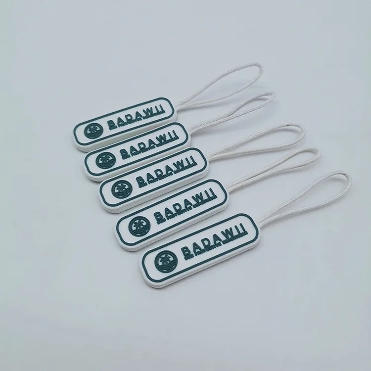 Custom diversified rubber puller oval zipper pull