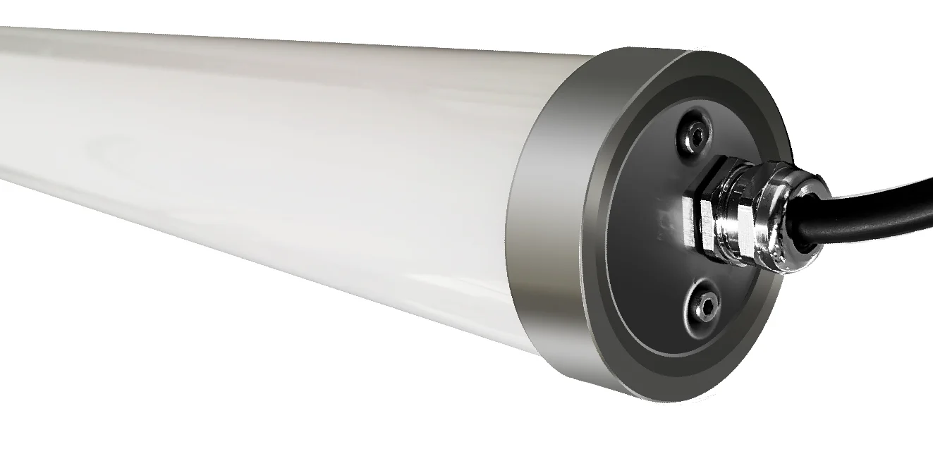  Прозрачная Матовая крышка OLAMLIGHT светодиодная подвесная трубчатая лампа тройная Светодиодная трубка водонепроницаемое освещение для фермы