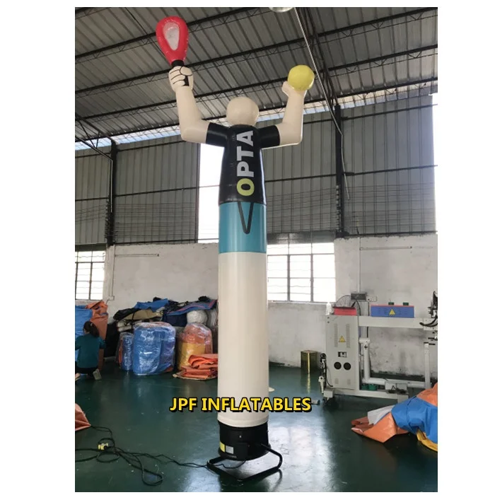 Custom made inflatable sky air dancer sportt man for advertising