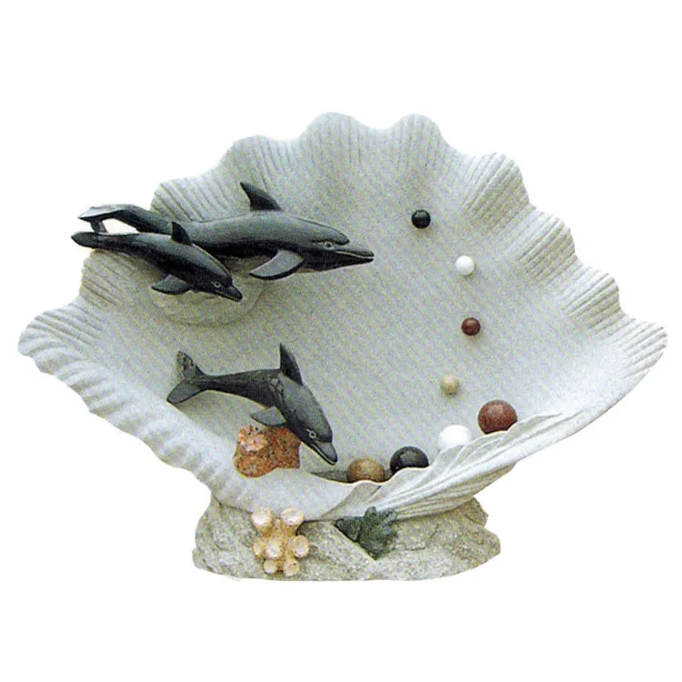 Super Large Outdoor Garden Decorative Ornaments Hand Carved Natural Stone Carving Animals Statue Figures Cute Dolphin Sculptures