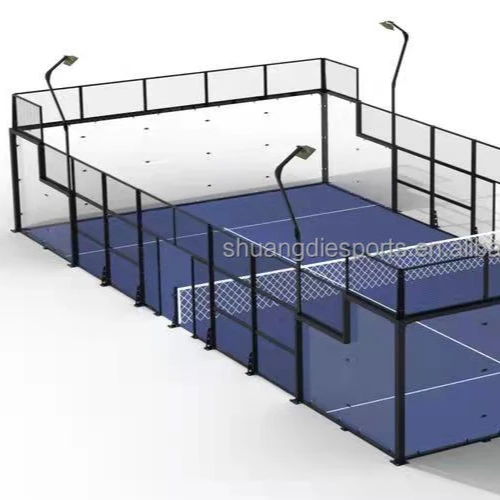 professional manufacturing Paddle Tennis Court assembled