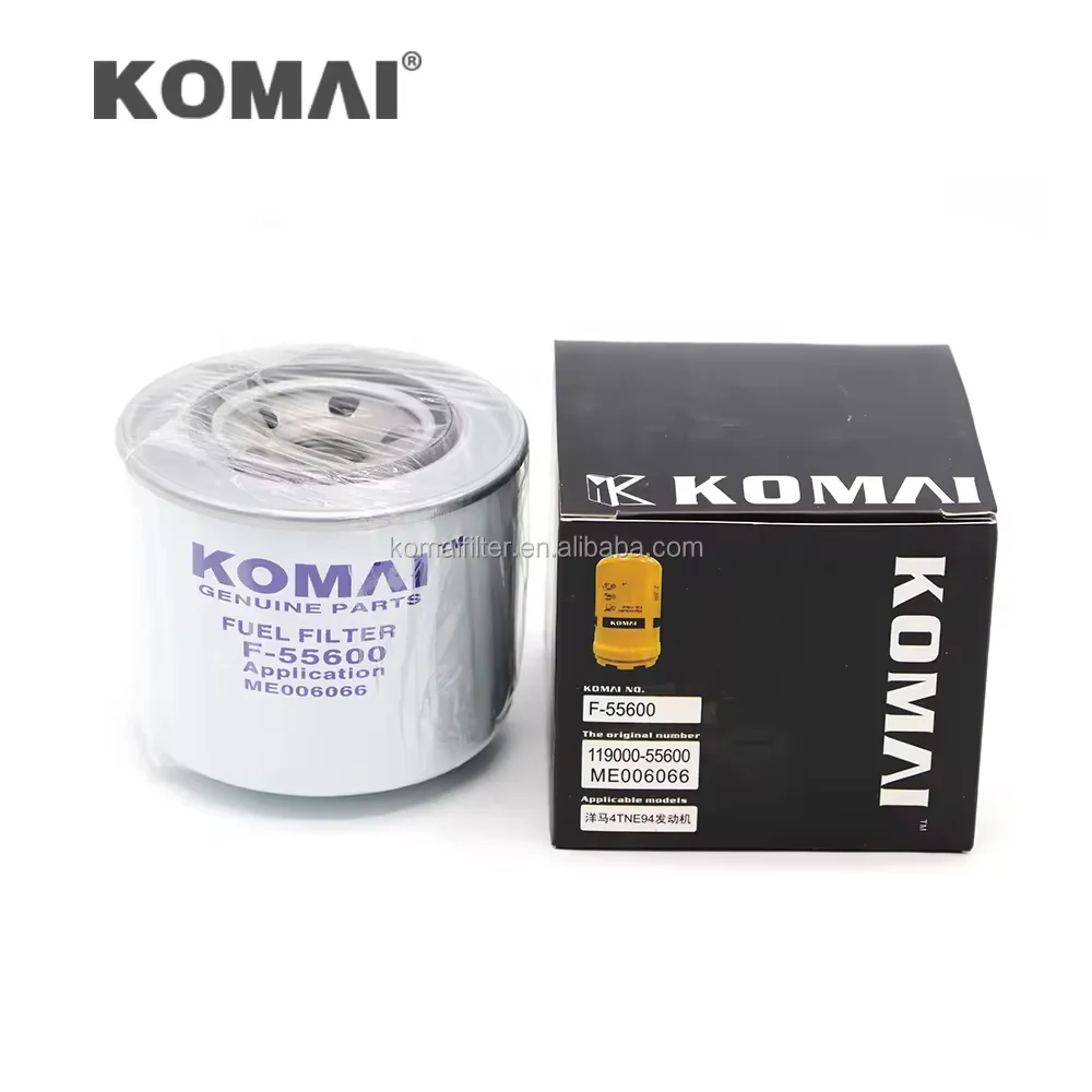 KOMAI 119000-55600 Diesel Fuel Filter ME006066 119000-55600 0947073 1195-30040 129004-55801