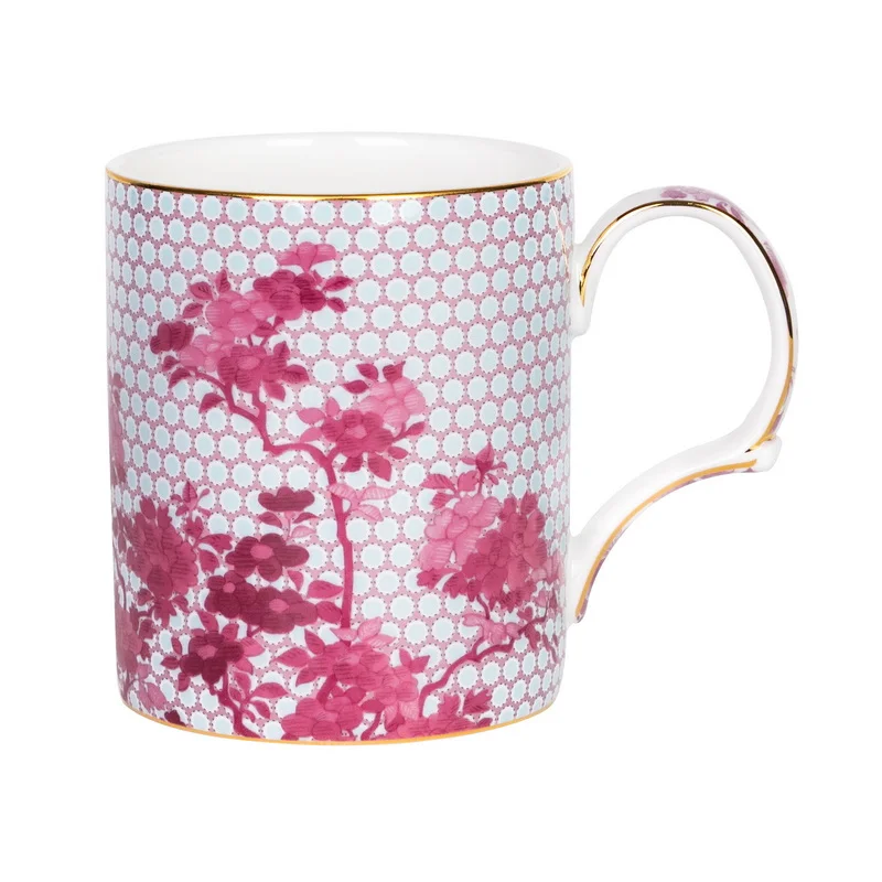 Vintage European Style Gold Rim Bone China Porcelain Ceramic Coffee Cup and Saucer Elegant Wholesale Tea Cups & Saucers