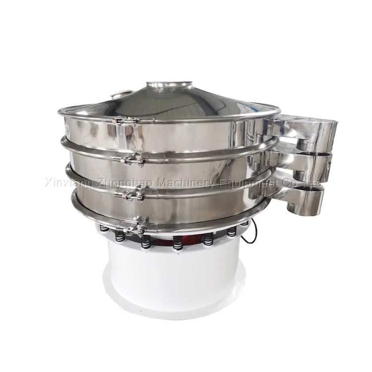 Microns Mesh Sieve Screen Stainless Steel Vibration Wheat Flour Filter Screening Machine