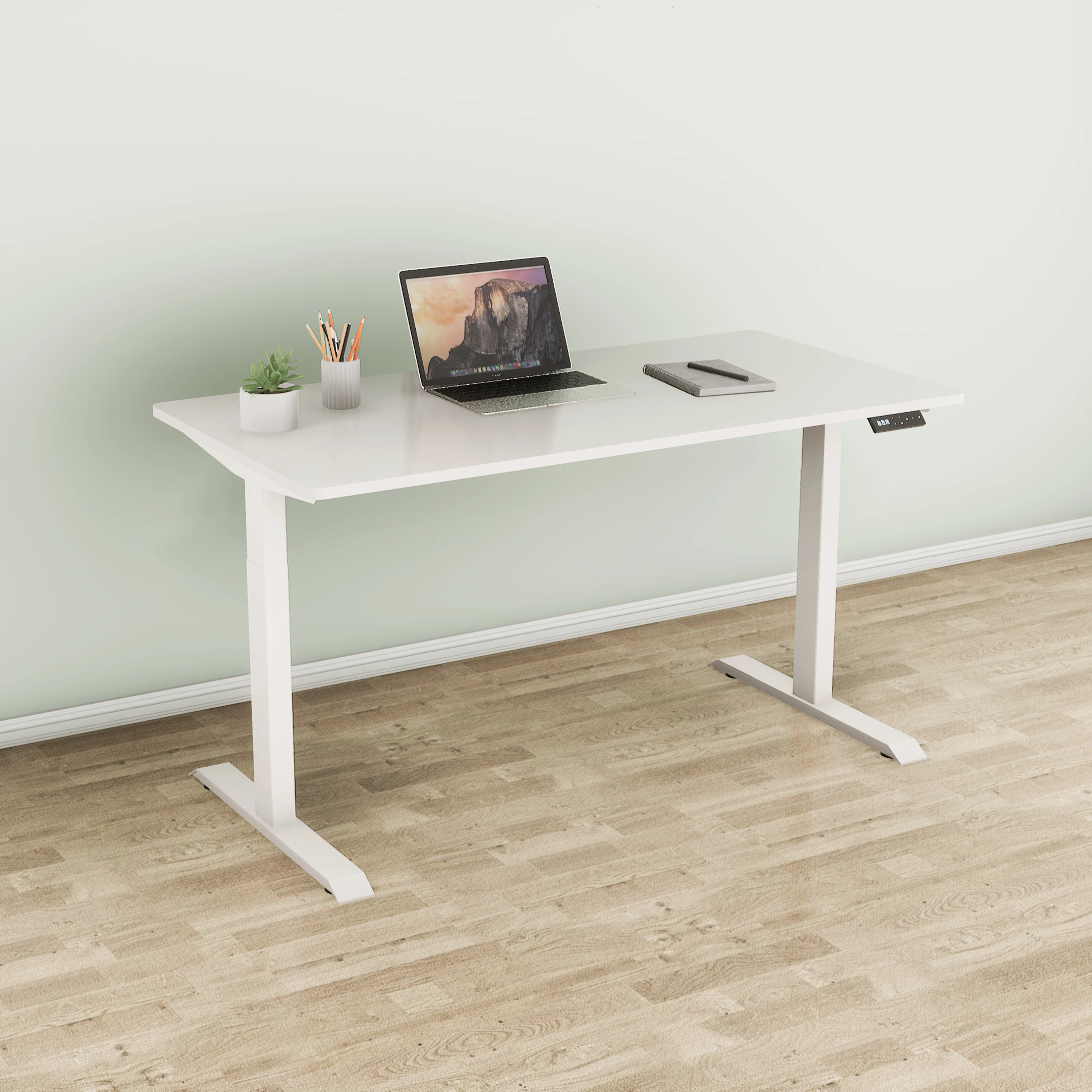 office furniture desks with 2 legs adjustable height modern design standing desk