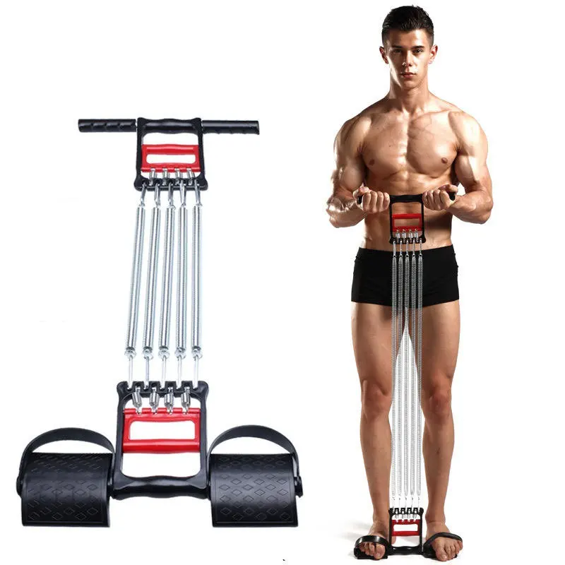 Home Gym Equipment Arm Exercise Equipment 5 Spring Chest Pull Expander Fitness