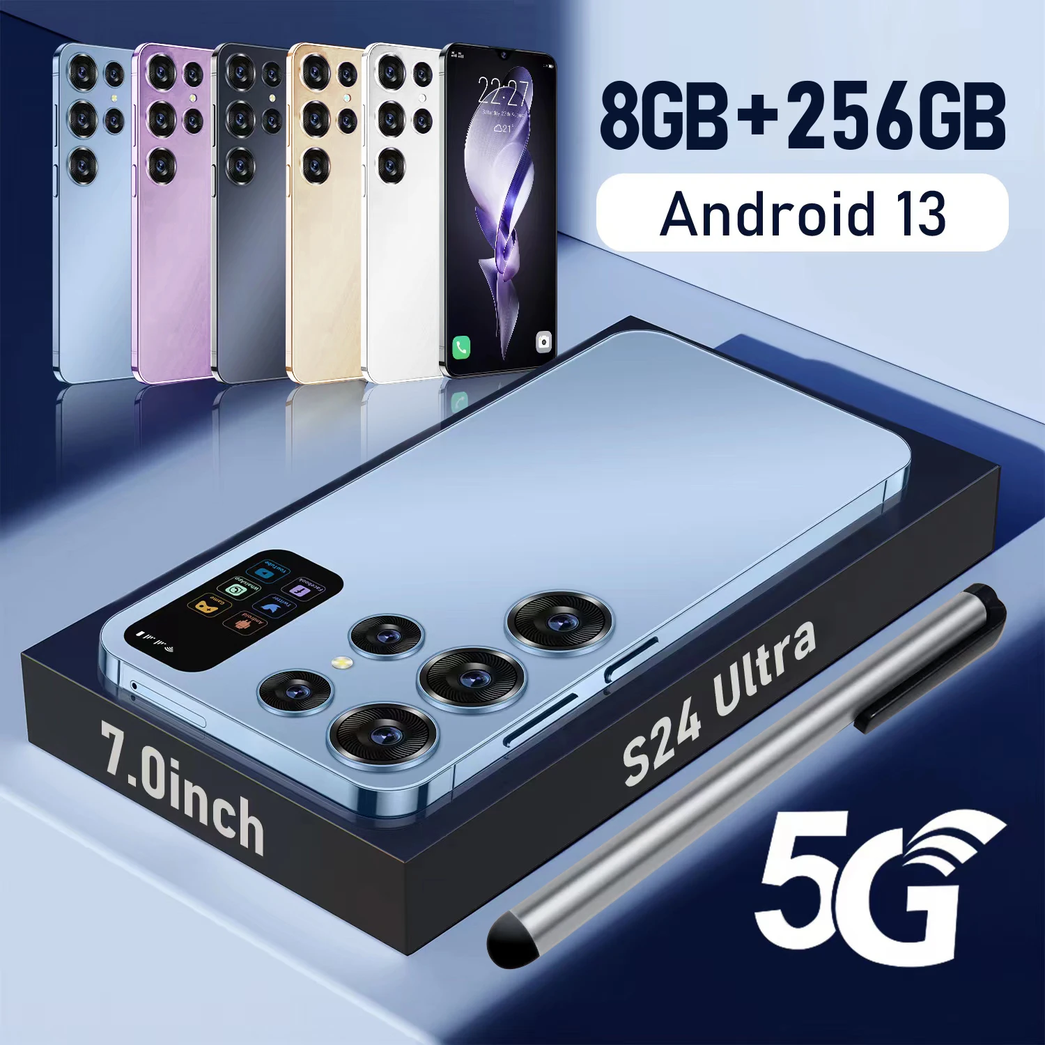 Factory Price s24 ultra phone Smartphone 16+1TB Mobile Phone Cell Gaming Phone 5G smartphone 3G&4G smartphone