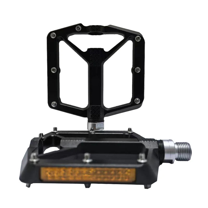 KEREACHY factory customized 3 bearings with reflector bicycle pedal mountain bike pedal high strength non-slip bicycle pedal