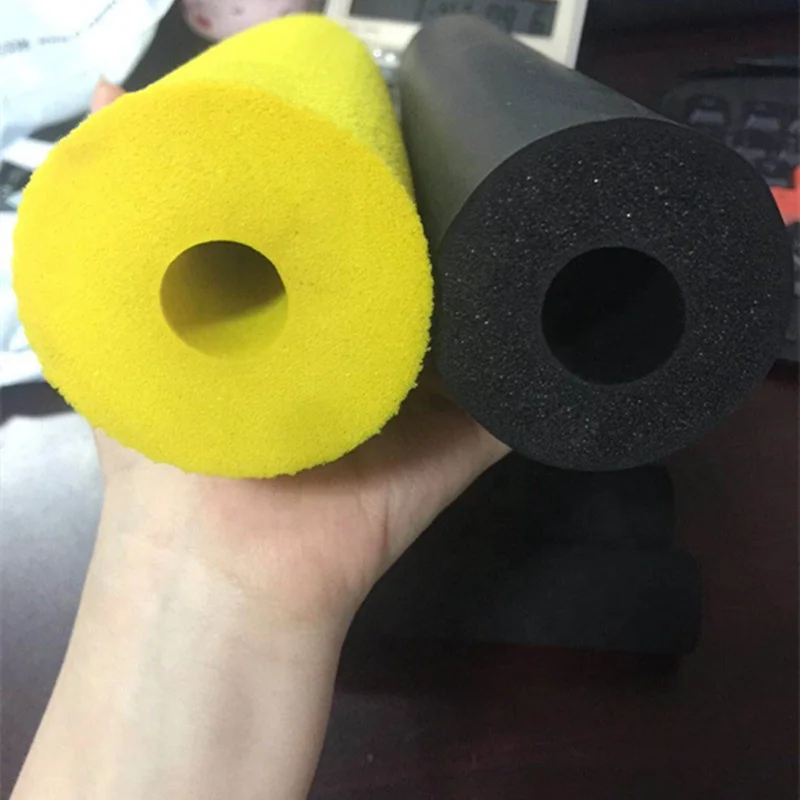 neoprene rubber tubing foam sponge tube rubber handle grips for steel tube bar