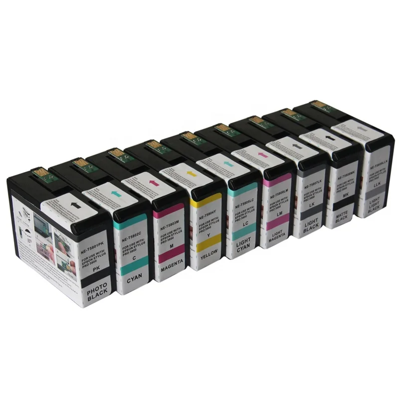 T580 Business Ink Cartridge T5801 For Epson Stylus PRO 3800 / 3880