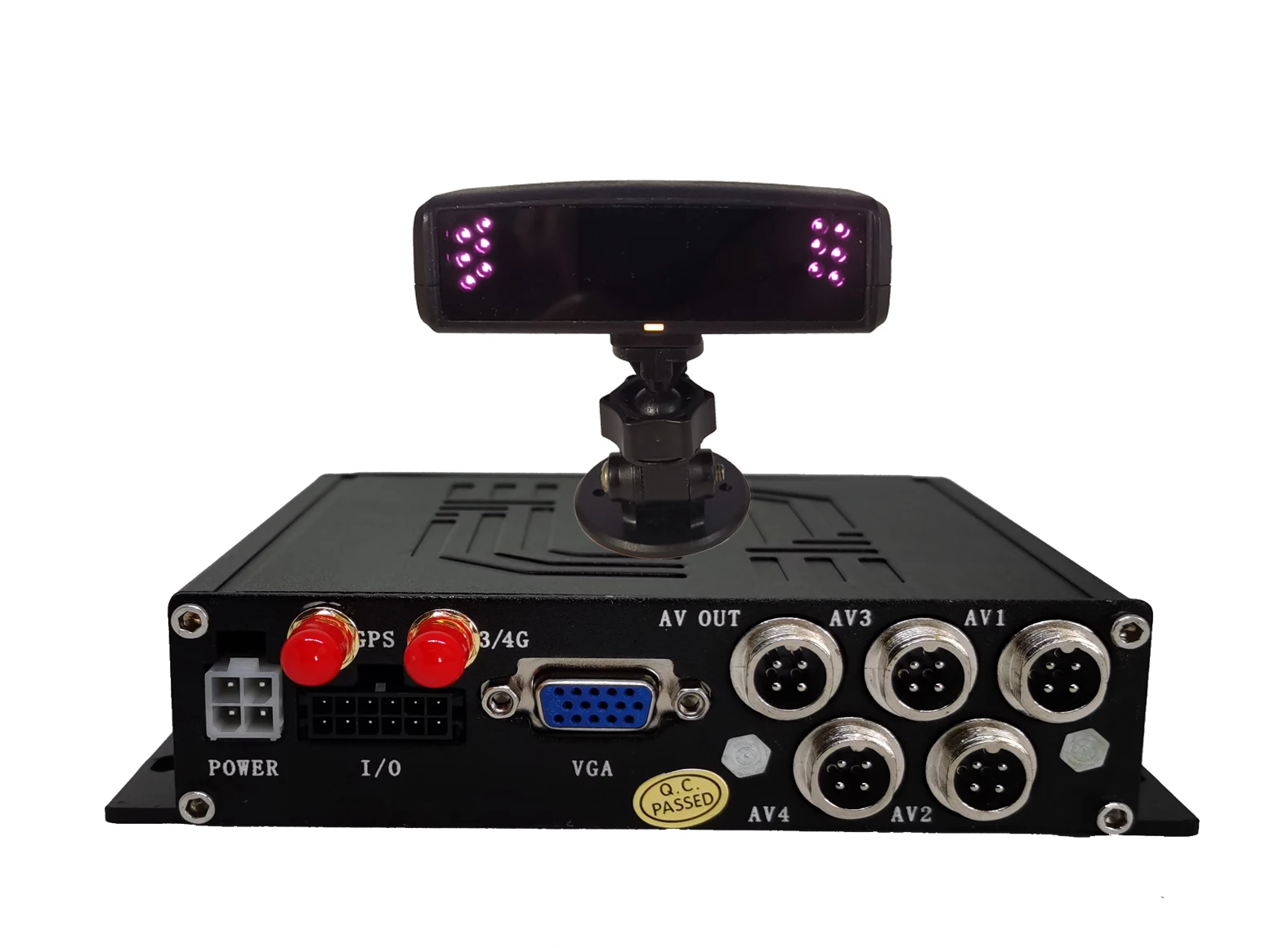 4g driver fatigue monitor system with thermometer yawning/smoking/calling/block/distraction detection for Russia