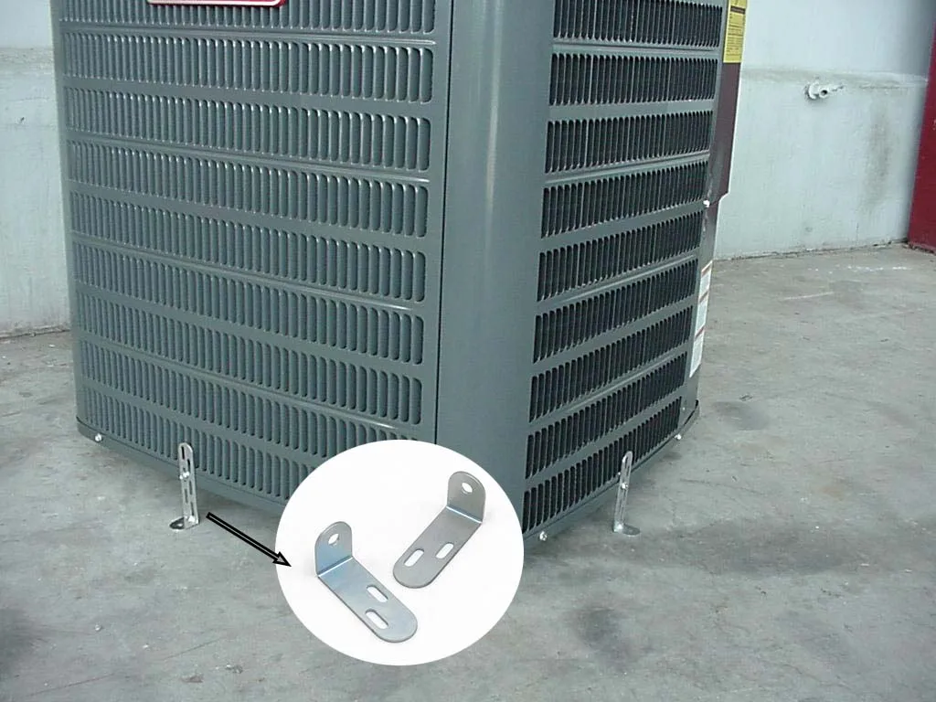 Custom Ventilation Condenser Tie Down Kit For Support Outer Air Conditioner