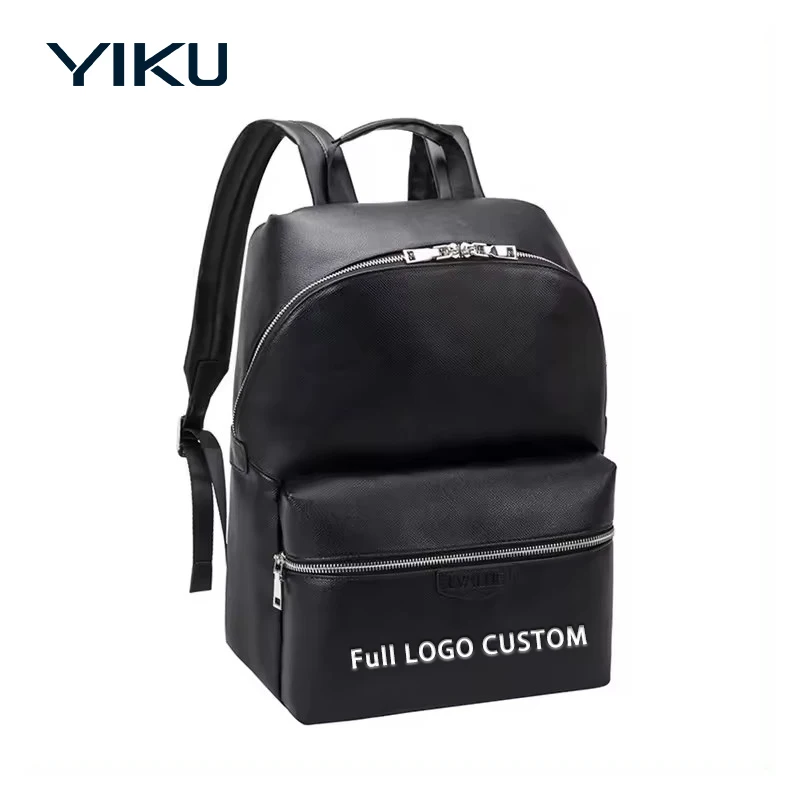 OEM Custom Logo Famous Brand Designer Luxury Leather Backpacks Bag Business Travel Sport Backpack for Men