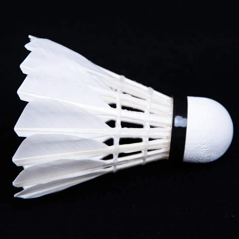 Hot Sales Wholesale Cheap Price Good Quality Duck Feather Badminton Shuttlecock OEM Customized Head Logo