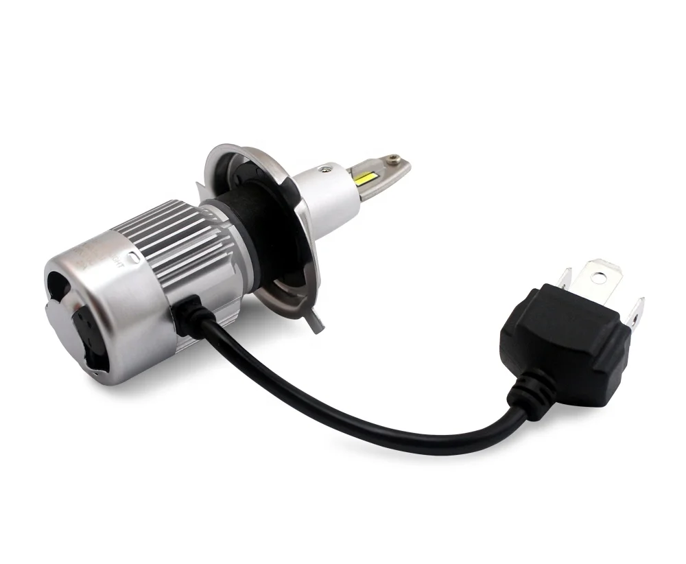 Hot quality SUPER MINI SIZE  LED  kit 80w bright R4 headlight  H7 H4 9005 9006 880 8000lm Automotive headlight