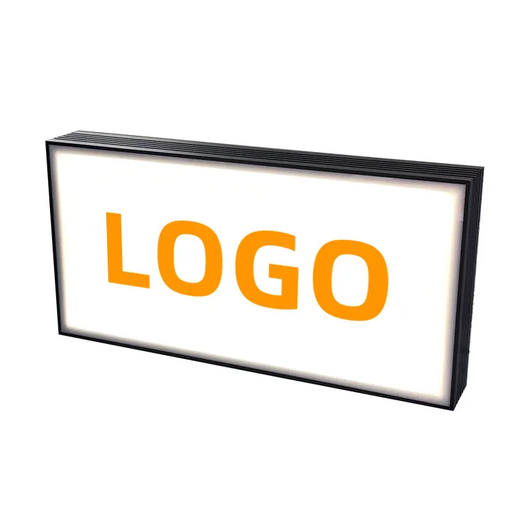 LED Acrylic Ceiling Aluminum Guiding Sign Systems Metro Guide Double Sided Fabric Light Box