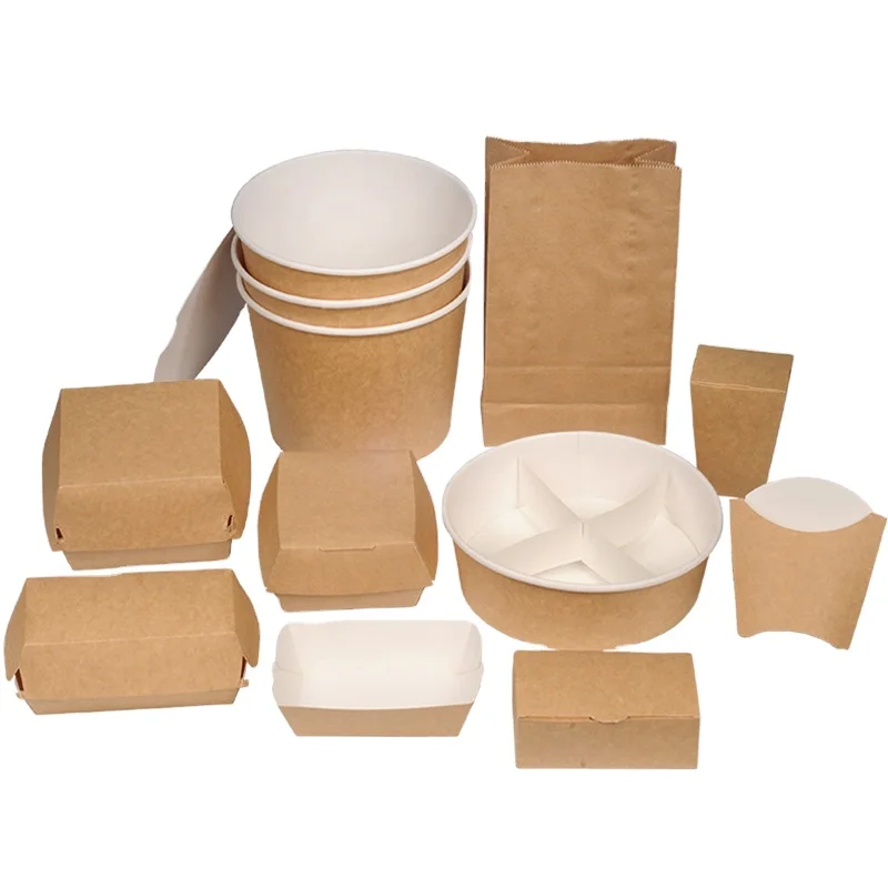 Fish And Chips Sandwiches Fried Chicken French Fries Onion Rings Nuggets Hamburgers Food Packaging Boxes