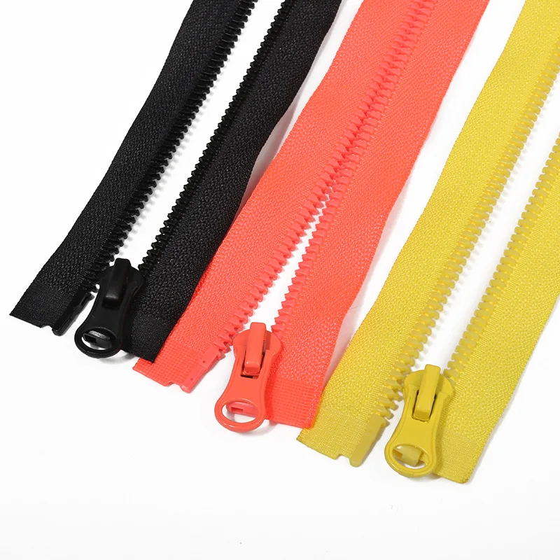 Factory Custom #3 #5 Resin Zipper Plastic Colorful Resin Zipper For Jeans