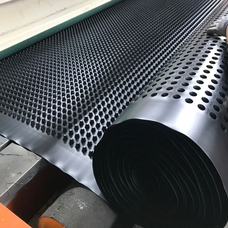 0.8mm Thickness 8mm Height HDPE Dimple Drainage Board Green Roof Dimple Board