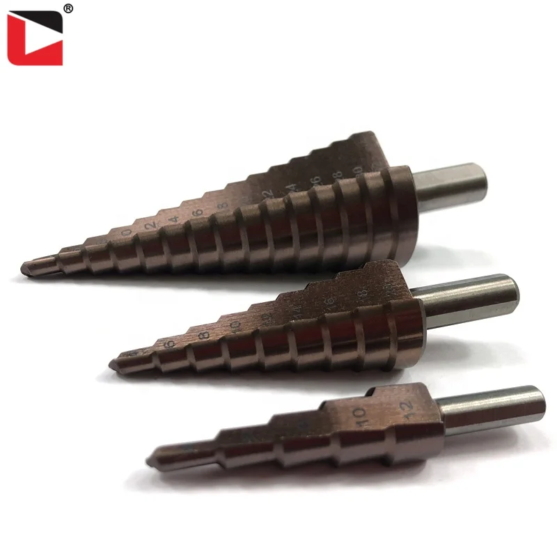 4-12/4-20/4-32mm Whole hss cobalt step drill for stainless steel