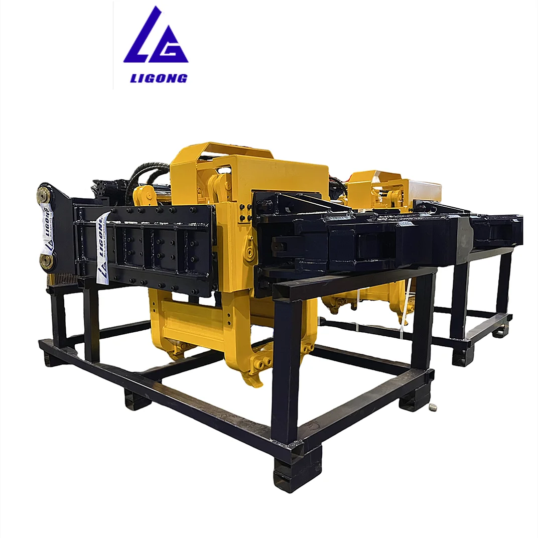 Hydraulic Side Clamp Pile Driver for Excavator Attachments, 6-12m sheet pile length side grip vibro hammer