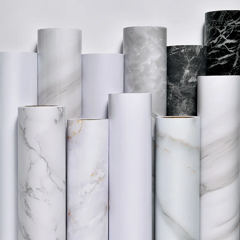Amas Chinese Wallpaper Sticker Contact Paper Wholesale Waterproof Marble Self Adhesive Vinyl