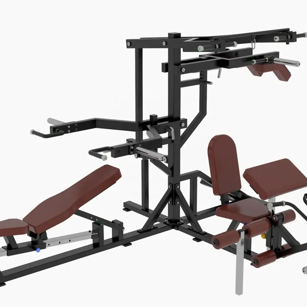 CF-14  Commercial7 n 1 station home gym equipment 3station multi gym