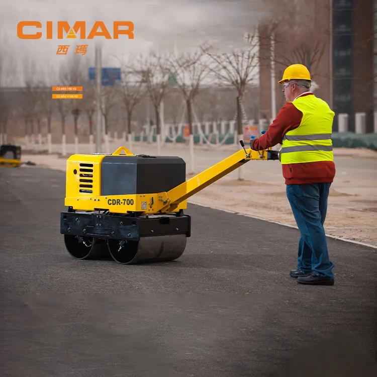 Double Drum Road Roller Walk Behind Roller Road Roller