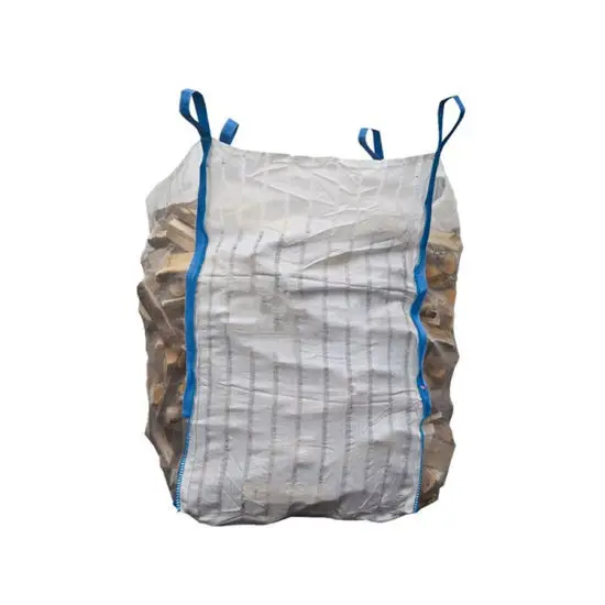 Firewood big bags used for packing firewood bulk jumbo bag super sack mesh and ventilated fabric