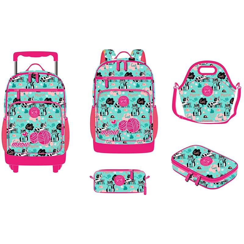 Durable Portable Fahion Rucksack School Bag Unisex Bag School Stylish Student Backpack Girls Trolley School Bag