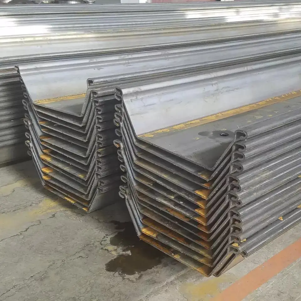 400*100mm 400*170mm Steel Factory Supply Sheet Pile Type 2 Steel Sheet Pile