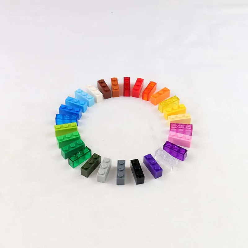 DIY Creative Building Blocks Thick Figures 1x3 Dots Educational Plastic Toy Compatible with 3622 Storage & Accessories Children
